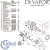 Ideal Standard Connect Air Concept Air Built-In Chrome Shower Mixer Spares
